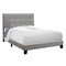 Homeroots 45.75 in. Solid WoodMDFFoam & Linen Full Size Bed 333284 - alternate 1